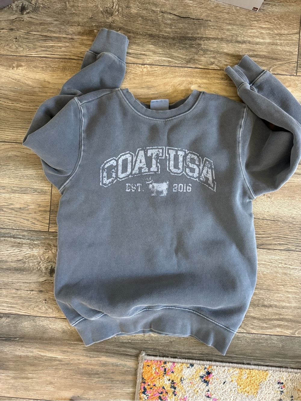 GOAT USA Kids Crewneck Sweatshirt - Gray